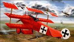 Słynny czerwony Fokker Dr I