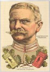 karta propagandowa z wizerunkiem von Mackensena